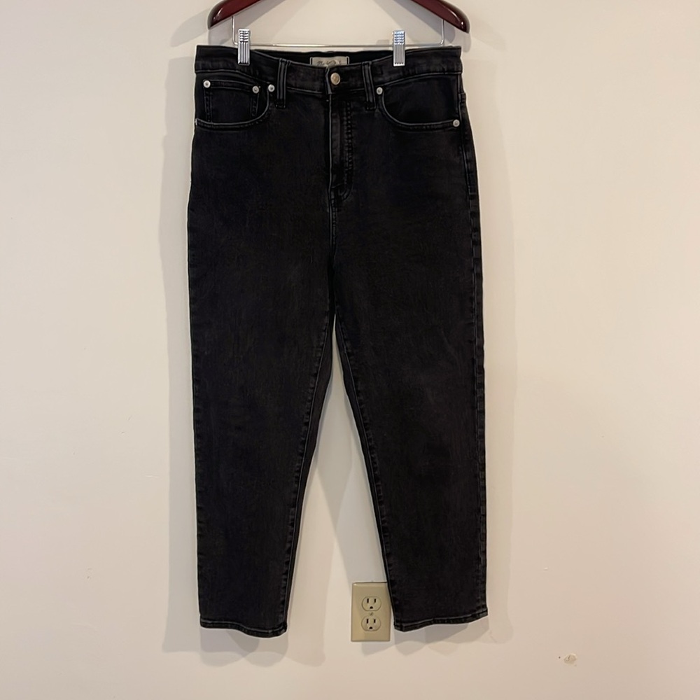 Madewell Black Straight Leg Jeans - size 29